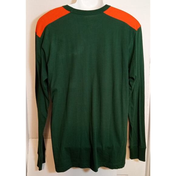 Miami Hurricanes Football Long Sleeve Tee Men's Large - Picture 3 of 4